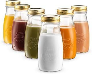 Bormioli Rocco Quattro Stagioni Bottle - ClearGold, Set of 6