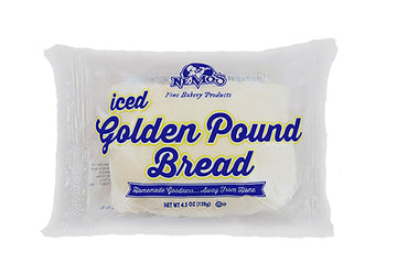 Bakery Iced Golden Pound Bread - 12 Pack by NE-MO'S – 4.5 Ounce (Pack of 12)