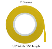 MV Magna Visual Yellow / 1/8" Width / 1 Transparent Tape