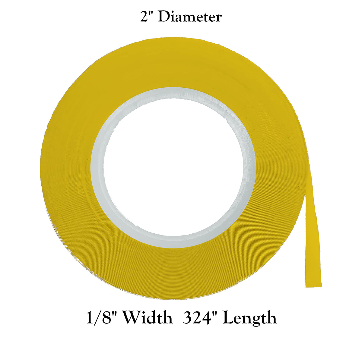 MV Magna Visual Yellow / 1/8" Width / 1 Transparent Tape