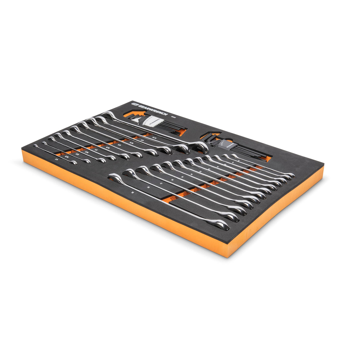 44 Pc 90T Combination Ratcheting Wrench & Hex Key Set by GEARWRENCH – Alloy Steel, Chrome, Model 86528