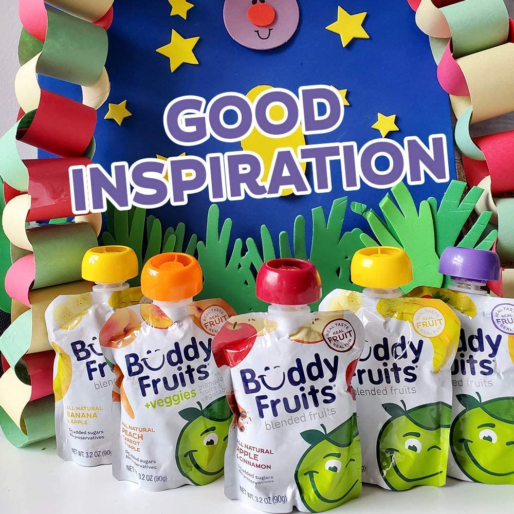 Buddy Fruits Fruit Variety Pack / 3.2 Ounce (Pack of 24) / 1 Fruit Cups