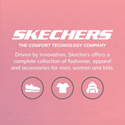 Women's 6-Pack Performance Quarter Crew Socks by Skechers – Cotton, Medium Grey, Pack of 6, Model S105706