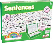 Junior Learning Rainbow Sentences, 160 Pieces, Cardboard, Magnetic