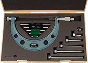 Mitutoyo 104-137, 0 - 6" X .001" Interchangeable Anvil Outside Micrometer Set, with Standards Blue