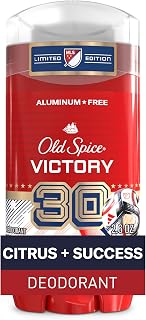 Old Spice Aluminum-Free Deodorant for Men, Victory MLS, 24/7 Lasting Scent with Daily Use, Lasting Sweat and Odor Protection, Limited Edition, Citrus + Success Scent, 2.6 Ounce (Pack of 12)