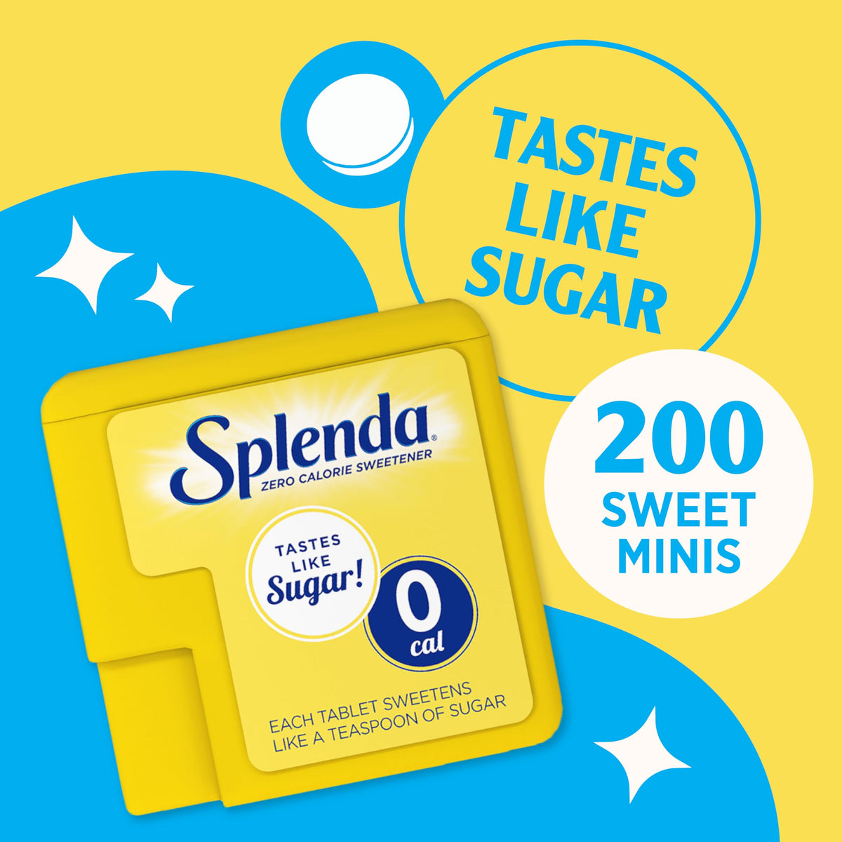 No Calorie Sweetener by SPLENDA – 200 Count (Pack of 1), Model SPL002