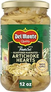 Del Monte Quartered Marinated Artichoke Hearts 12 oz. Glass Jar