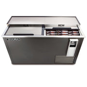 Maxx Cold MXCR65BHC Commercial Bottle Cooler with 2 Stainless Steel Doors and Top 4 Rollers Integrated Bottle Opener and Forced Air Cooling by DUURA – Model DVBC65