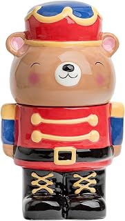10 Strawberry Street Teddy Nutcracker Canister