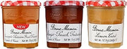 Bonne Maman Summer Variety Pack (Pineapple-Passion Fruit Preserves, Mango-Peach Preserves, Lemon Curd), Pack of 3