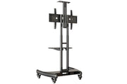 32"-70" Mobile Flat Screen by Rocelco – unspecified, Metal, black, Model VSTC