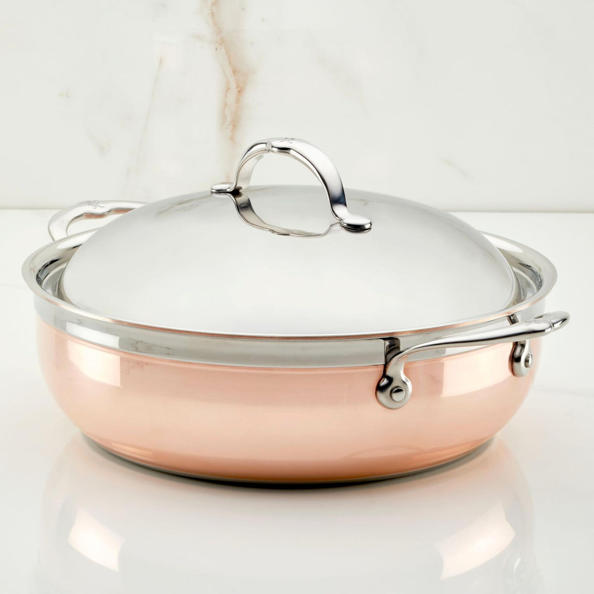 CopperBond Collection - Copper Dutch Oven by Hestan – 5 Quarts, Copper, Model 31711