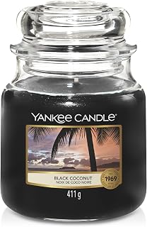Yankee Candle jar Middle Black Coconut YSSBC2