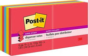 Post-it Super Sticky Pop-up Notes, 3x3 in, 10 Pads, 2X The Sticking Power, Playful Primaries Collection, Primary Colors (Red, Yellow, Green, Blue, Purple), Recyclable(R330-10SSAN) (Pack of 12)