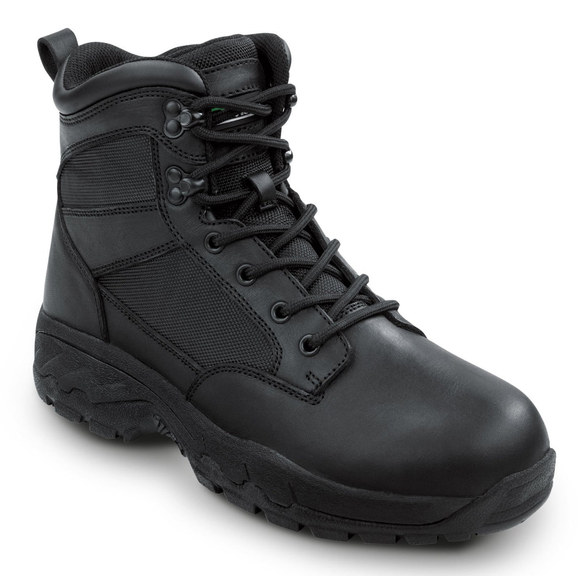 Mens 6 Black MaxTRAX Soft Toe Side-Zip Boot 11.0 M by SR Max – 11, Leather, Black, Model Jasper