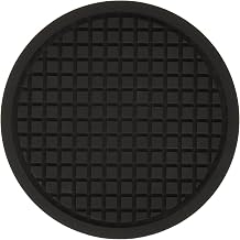 American Metalcraft TRVR5 Cast Iron Silicone Trivets, 5.05" Length x 4.95" Width, Black
