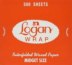 Norpak Logan Wrap Midget Paper Interfolded Deli Wax Paper, 10.75" Length x 6" Width | 12 Box/Case