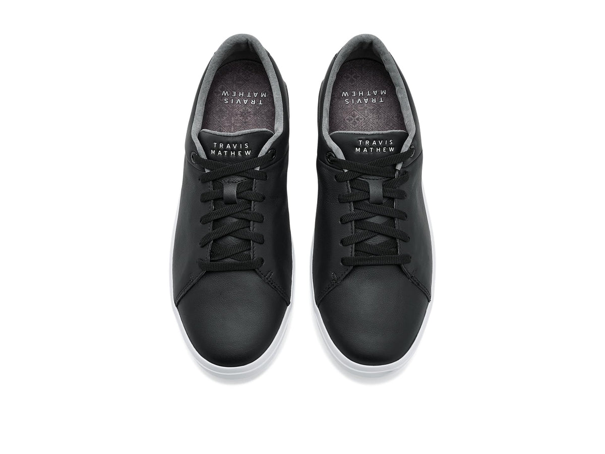 Mens The Modern Cup Black 11 Medium by TravisMathew – Leather, Black, Model A41109