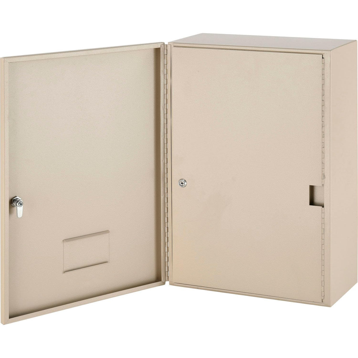 Medium Narcotics Cabinet by Global Industrial – 8"L x 16"W x 24"H, Alloy Steel, Beige, Model 436951