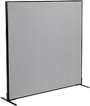 Global Industrial Freestanding Office Partition Panel, 60.25"W x 60"H, Gray