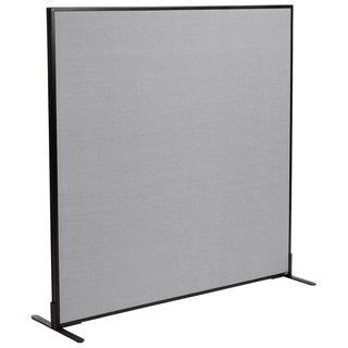 Freestanding Office Partition Panel by Global Industrial – Alloy Steel, Grey, Model 238639FGY