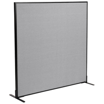 Freestanding Office Partition Panel by Global Industrial – Alloy Steel, Grey, Model 238639FGY