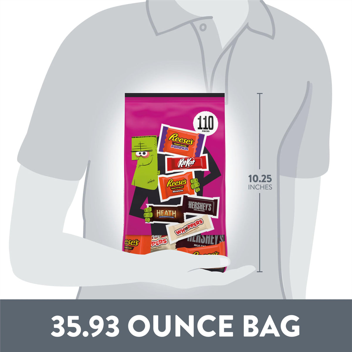 Assorted Flavored by HERSHEY'S – 35.93 Ounce (Pack of 1)