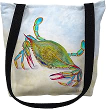 Betsy Drake TY1026S 13 x 13 in. More Than Blue Small Tote Bag