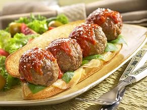 Rosina Food Traditional Italian Meatball, 2 Ounce -- 2 per case.