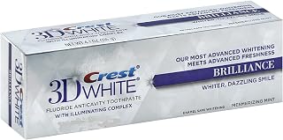 Crest 3D White Vivid Fluoride Anticavity Toothpaste - 0.85 oz - Radiant Mint - 3 pk
