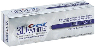 3D White Vivid Fluoride Anticavity Toothpaste - 0.85 oz - Radiant Mint - 3 pk by Crest – 0.85 Ounce (Pack of 3), Pack of 3, Model 3700026151