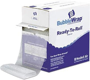 Sealed Air 88655 Genuine Bubble Wrap Brand Dispensor Carton, 12"x175', 3/16" Bubbles, 12" Perferations, Superior Long Lasting Cushioning Protection, Barrier Bubble layer, Clear