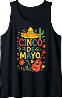 Cinco DE Mayo - Mexican Fiesta Party Cactus Tank Top