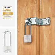 ABUS 1 / Gray / 50 mm lock body, high shackle Keyed Padlocks