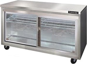 SW60-SGD Two Section Work Top Refrigerator 60" W, With Sliding Glass Doors