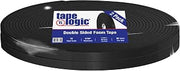 Aviditi Tape Logic Double Sided Foam Mounting Tape, 1 Inch x 36 Yards, 1/16 Inch Thick, Black - for Joining, Crafts, Home and Office Use (2 Rolls)