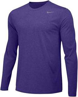 Nike Men's Team Legend Long Sleeve Training Top - Court Purple/Cool Grey - 727980-545 - SZ. Small