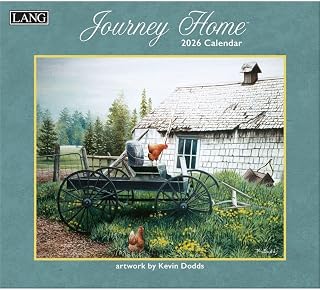 Lang, Journey Home 2026 Wall Calendar by Kevin Dodds, 13.4'' X 12'', 12-Month Calendar with Stapled Binding