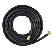 Premium Rubber Garden Hose by Flexon – 25ft, Rubber, Black, Model PH5825CN