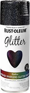 Rust-Oleum Glitter Rainbow Spray Paint | Sparkling Decorative Finish, Crafts, Décor & Accent Projects, Multi-Surface Coverage, Fade Resistant, 10.25 Oz