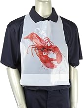 Royal Adult Poly Bibs with Lobster Design, Package of 500