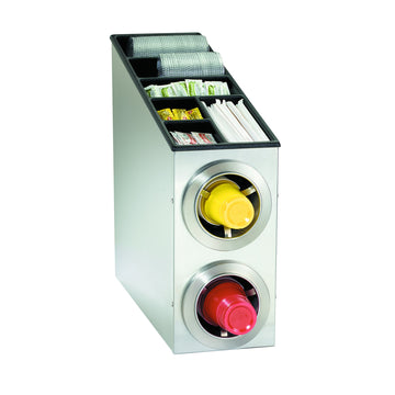 Countertop Cup Dispensing Cabinet by DISPENSE-RITE – plastic, Model CTC-L-2SS