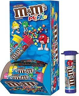 M&M's Milk Chocolate Minis Candy, 1.08-Ounce Tubes (Pack of 24)