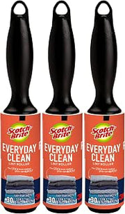 Scotch 3M Mini Lint Rollers 6-Pack (30 Sheets Each), Travel-Size Sticky Lint Removers for Clothes, Furniture and Pet Hair (3-Pack (30 Sheets Each))