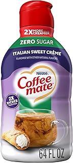 Coffee Mate Italian Sweet Creme Zero Sugar Coffee Creamer, 64 Fl Oz