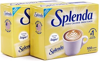 SPLENDA Sweetener Packets, 100-count Packages (Pack of 2)