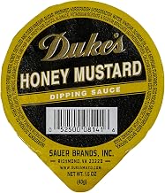 Duke's Honey Mustard Dipping Sauce Portion Control Cups