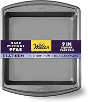 Wilton Platinum Non-Stick Square Pan, Made Without PFAS, 9 x 9 in