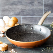 Cooper Frying Pan by Monix – 28cm, 5.3 tons, Aluminum, Brown, Model M740028